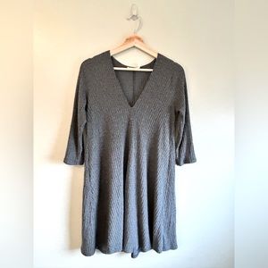 Grayish Blue Lush Sweater Dress (Size Small)
